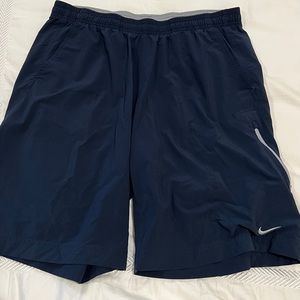 Navy Nike dri fit unlined men’s shorts